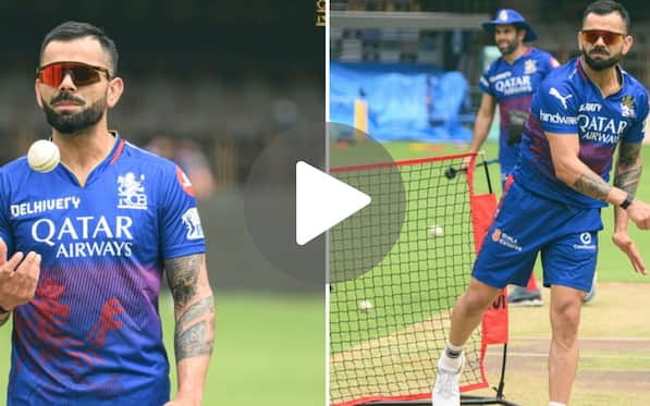 [Watch] After Dhoni, RCB's 'Right Arm Quick' Virat Kohli Prepares Himself To Bowl
